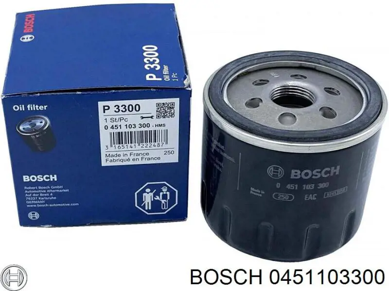 Фільтр масляний 0451103300 Bosch