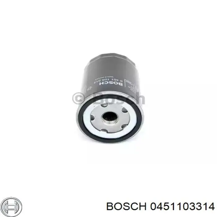 Filtro de aceite 0451103314 Bosch