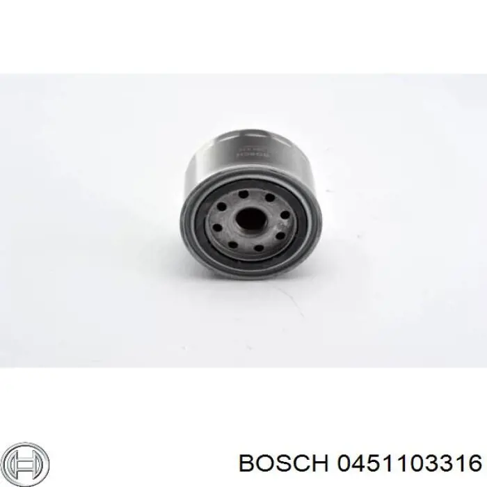 Filtro de aceite 0451103316 Bosch