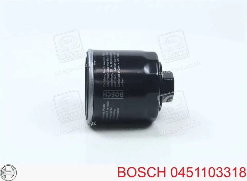 0451103318 Bosch масляный фильтр