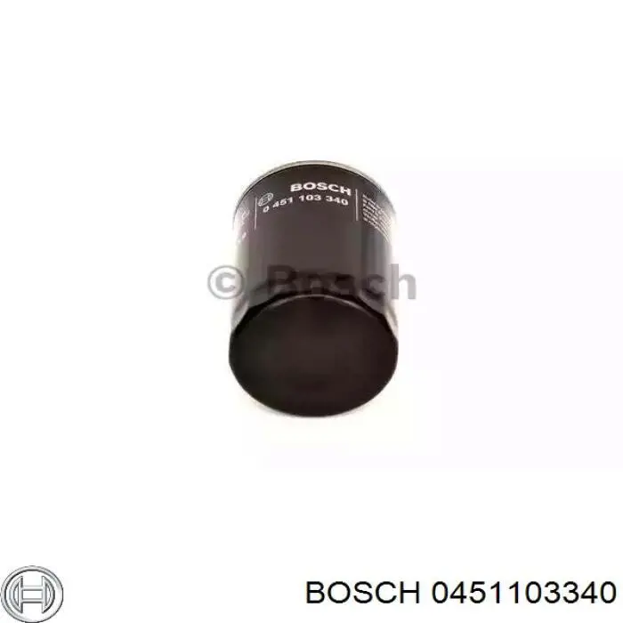 0451103340 Bosch масляный фильтр