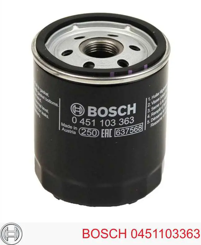 Фильтр масла Bosch 0451103363