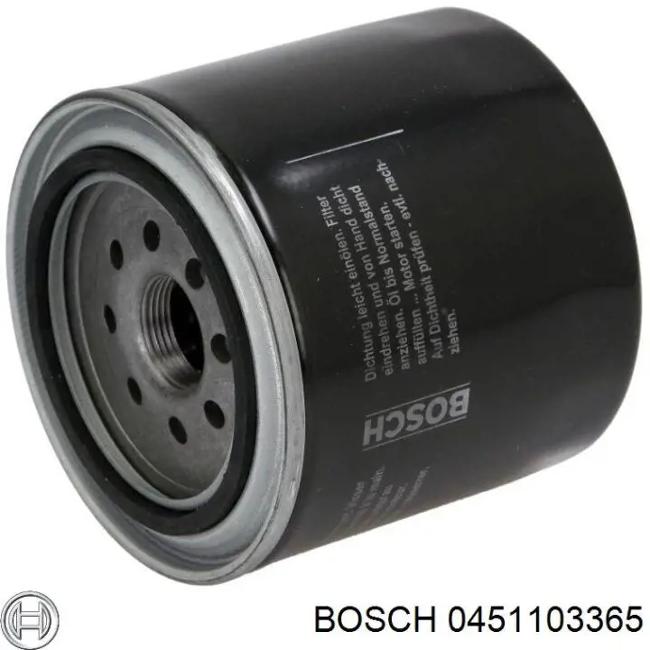 Фільтр масляний 0451103365 Bosch