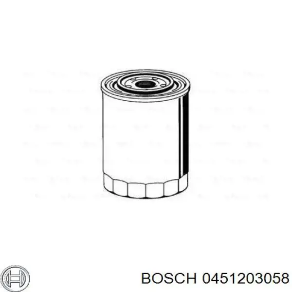 0451203058 Bosch масляный фильтр
