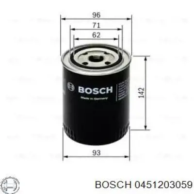 0 451 203 059 Bosch масляный фильтр