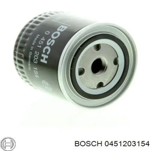 Filtro de aceite 0451203154 Bosch