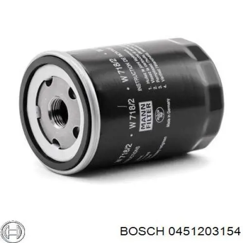 Фільтр масляний 0451203154 Bosch