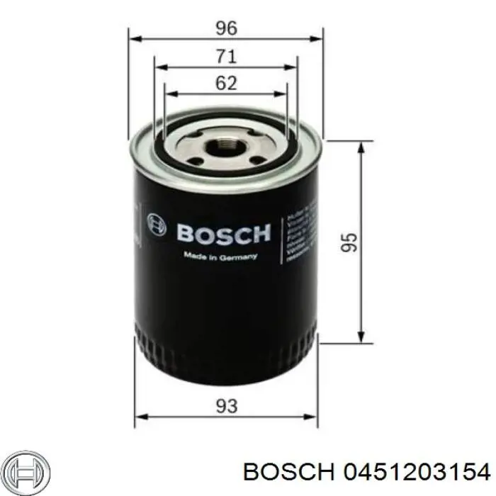Фільтр масляний 0451203154 Bosch