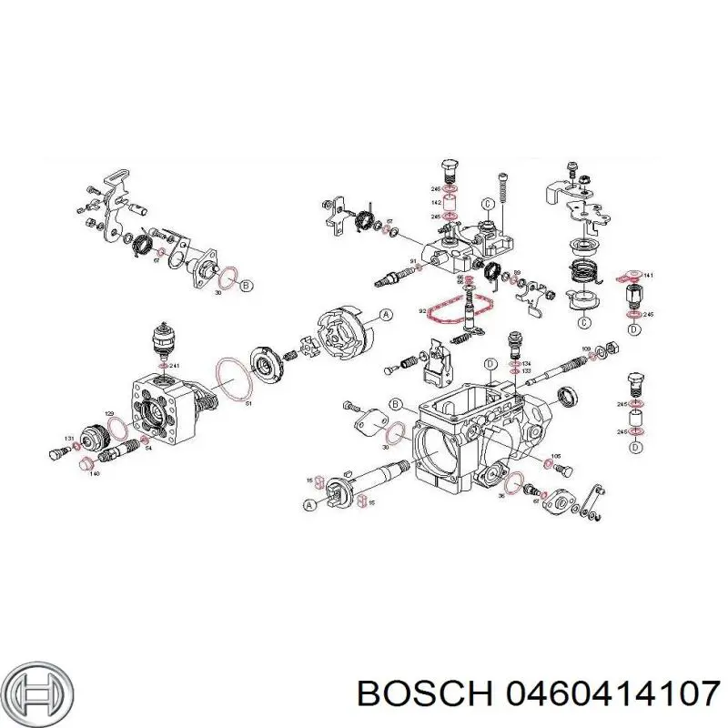 Купить 0460414107 Bosch ТНВД