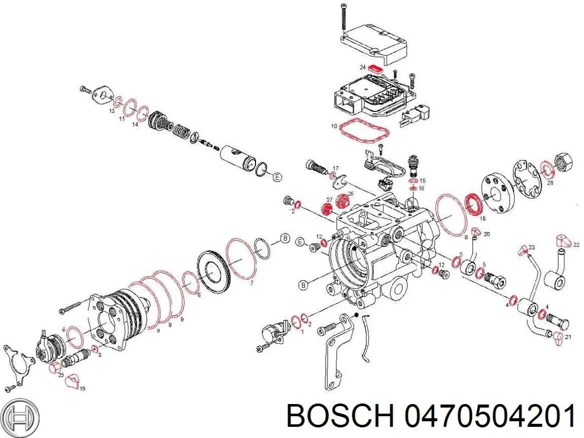 Купить 0470504201 Bosch ТНВД