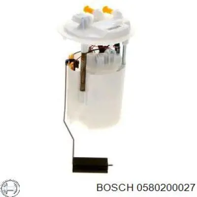 0 580 200 027 Bosch módulo de bomba de combustível com sensor do nível de combustível