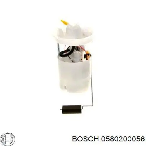 0 580 200 056 Bosch módulo de bomba de combustível com sensor do nível de combustível