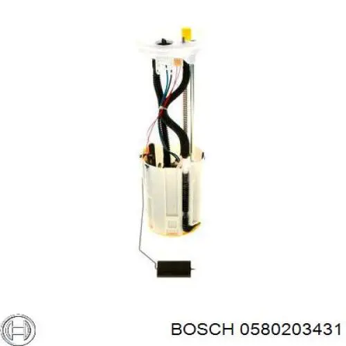 0580203431 Bosch módulo de bomba de combustível com sensor do nível de combustível