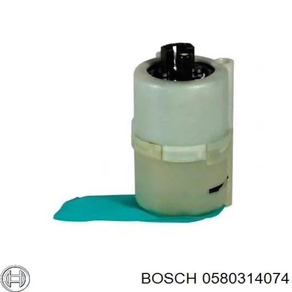 Элемент-турбинка топливного насоса 0580314074 Bosch