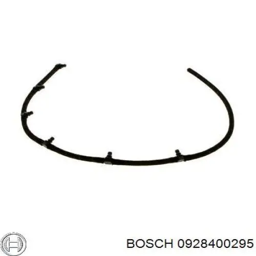 Трубка топливная, обратная от форсунок Bosch 0928400295