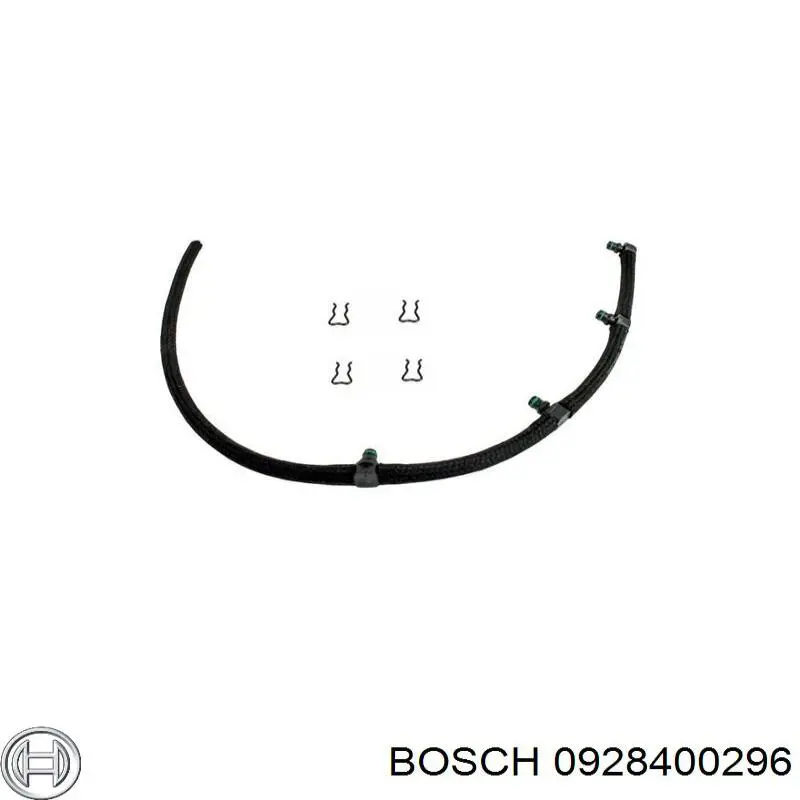 928400296 Bosch tubo de combustível, inverso desde os injetores