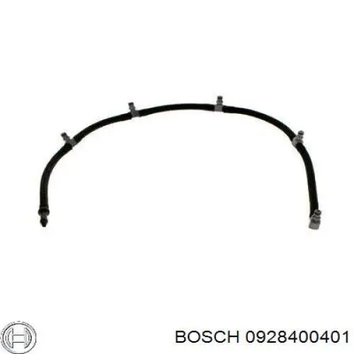 0 928 400 401 Bosch tubo de combustível, inverso desde os injetores