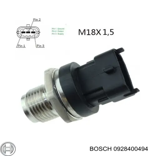0928400494 Bosch Редукционный клапан ТНВД