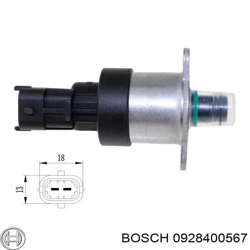 Клапан редукционный 0928400547 Bosch