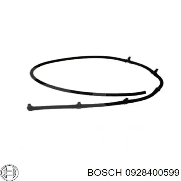 0928400599 Bosch трубка топливная, обратная от форсунок