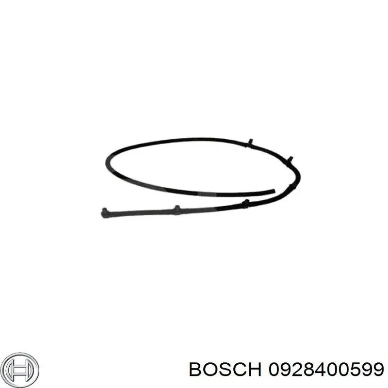Трубка паливна, зворотня від форсунок 0928400599 Bosch