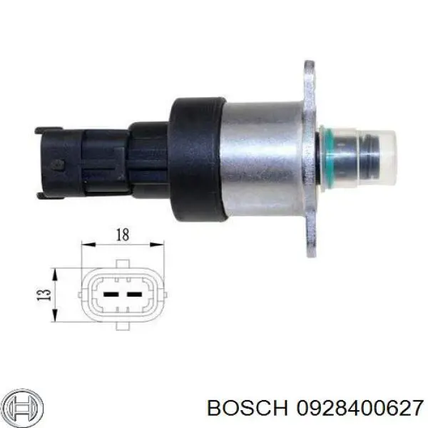 Регулятор давления ТНВД Bosch 0928400627 цена, от 115.93 USD