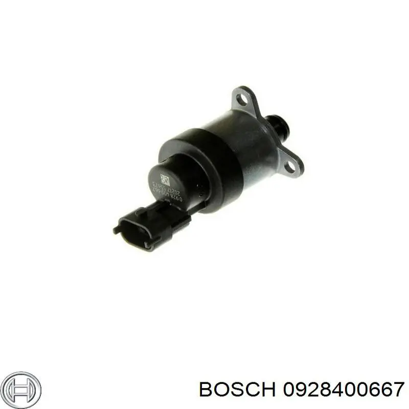 0928400667 Bosch válvula de regulação de pressão (válvula de redução da bomba de combustível de pressão alta Common-Rail-System)