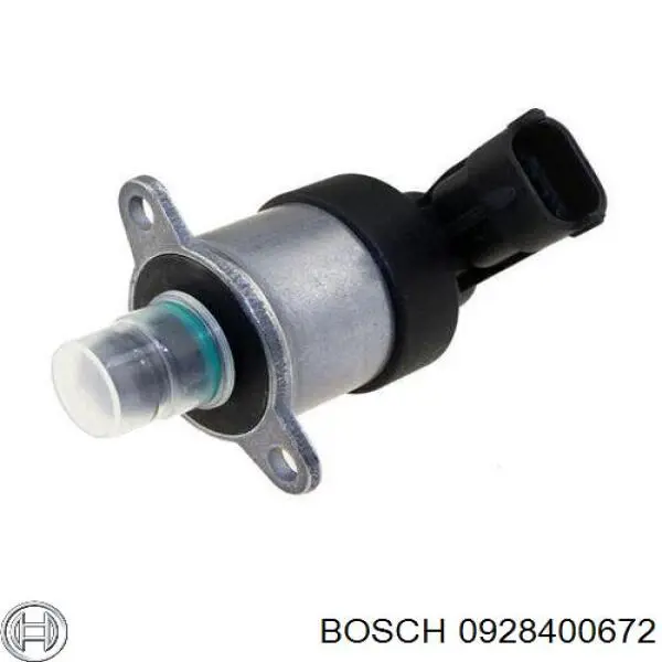 0928400672 Bosch válvula de regulação de pressão (válvula de redução da bomba de combustível de pressão alta Common-Rail-System)