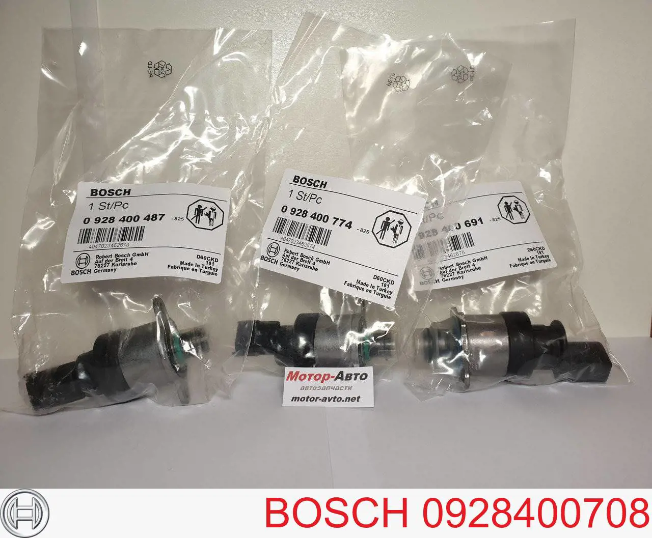0928400708 Bosch клапан регулировки давления (редукционный клапан тнвд Common-Rail-System)