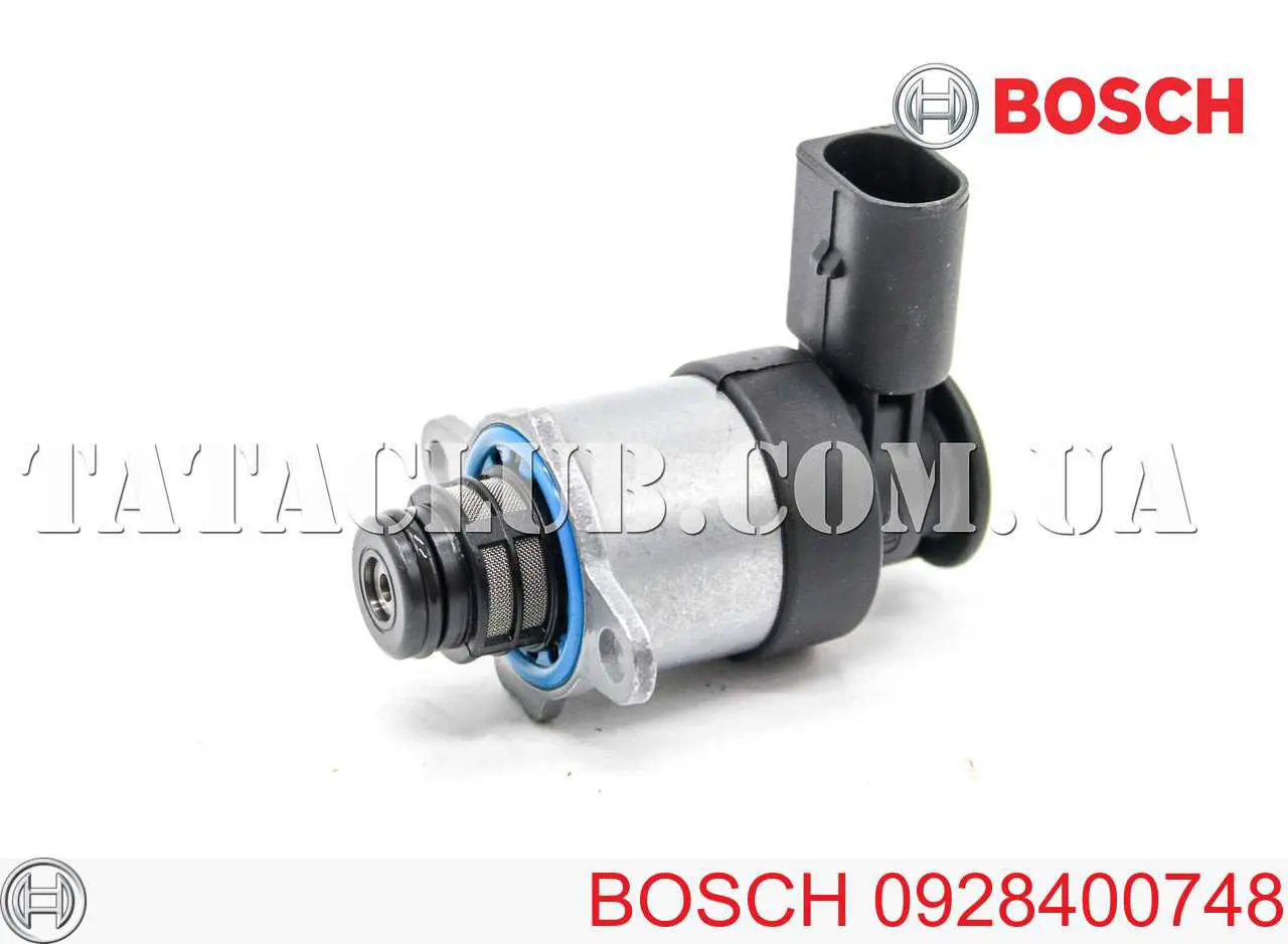 0928400748 Bosch válvula de regulação de pressão (válvula de redução da bomba de combustível de pressão alta Common-Rail-System)