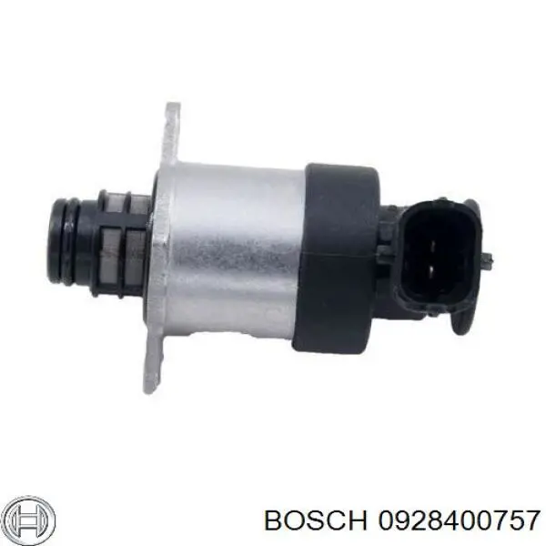 0928400757 Bosch válvula de regulação de pressão (válvula de redução da bomba de combustível de pressão alta Common-Rail-System)