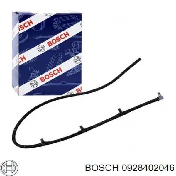 BOSCH Трубопровод для обратного слива дизельного топлива