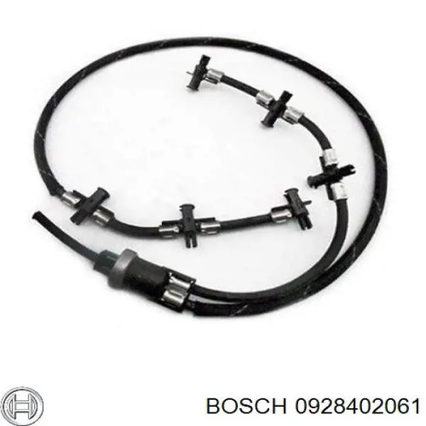 0 928 402 061 Bosch tubo de combustível, inverso desde os injetores