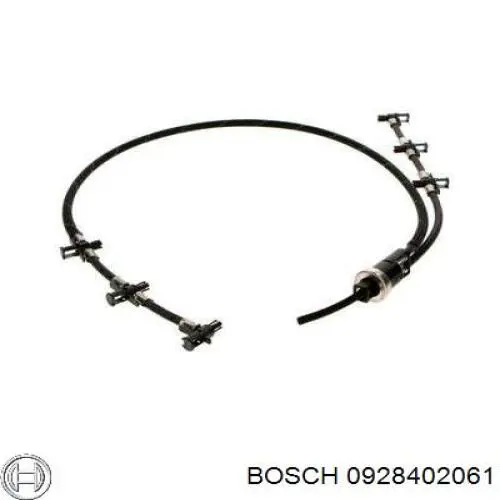 0928402061 Bosch Трубка топливная обратная от форсунок