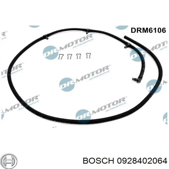 Обратная топливная трубка 0928402064 Bosch