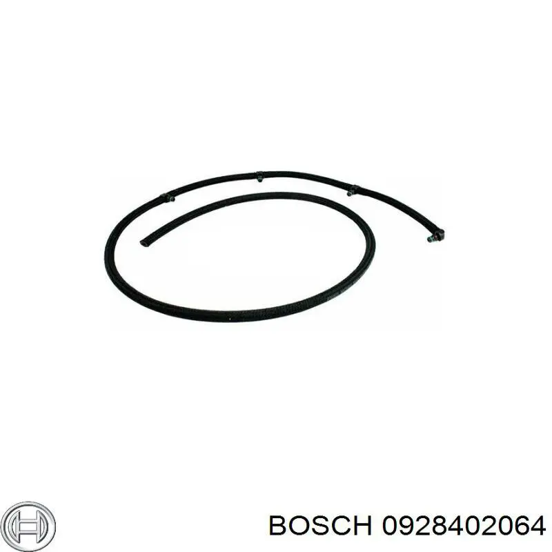 0928402064 Bosch трубка топливная, обратная от форсунок