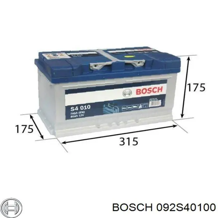 Аккумулятор Bosch 092S40100