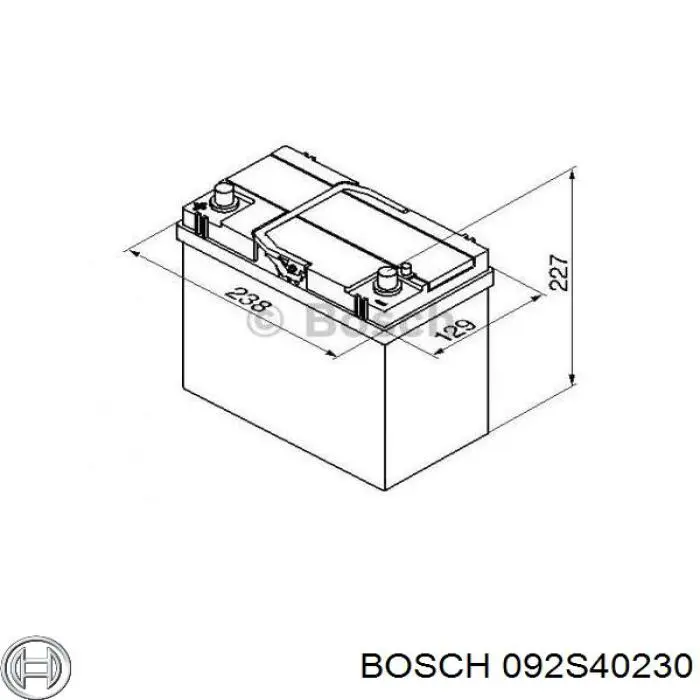 Купить Аккумулятор Bosch 45 А/ч (092S40230)