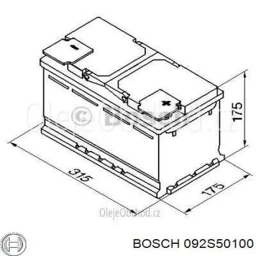 Купить Аккумулятор Bosch 85 А/ч (092S50100)