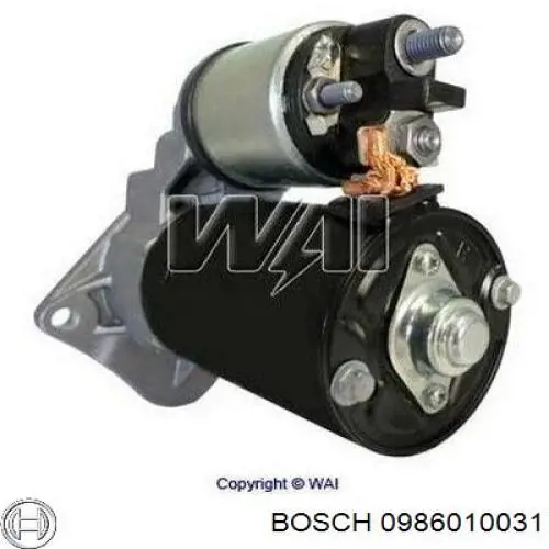 Стартер 0986010031 Bosch