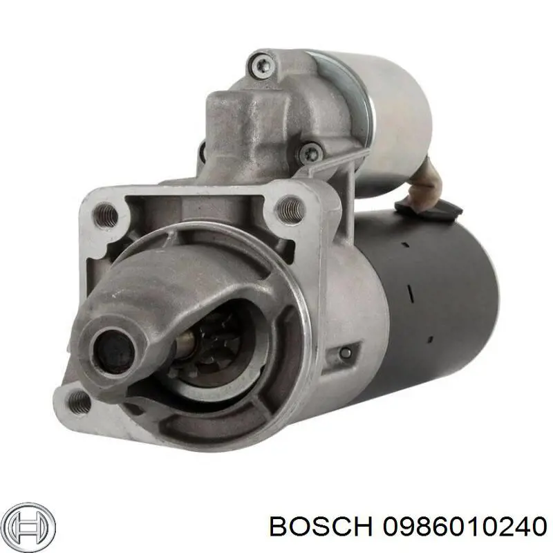 Motor de arranque 0986010240 Bosch