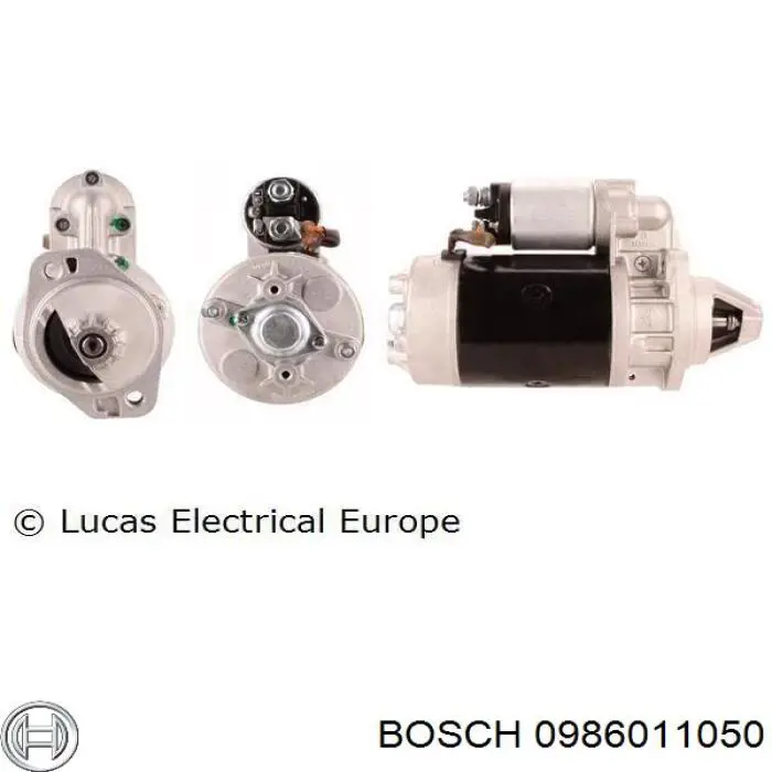 0986011050 Bosch стартер