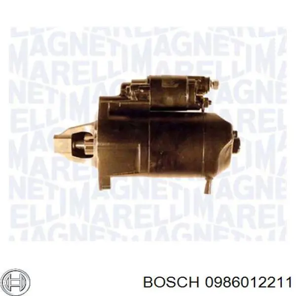 Motor de arranque 0986012211 Bosch