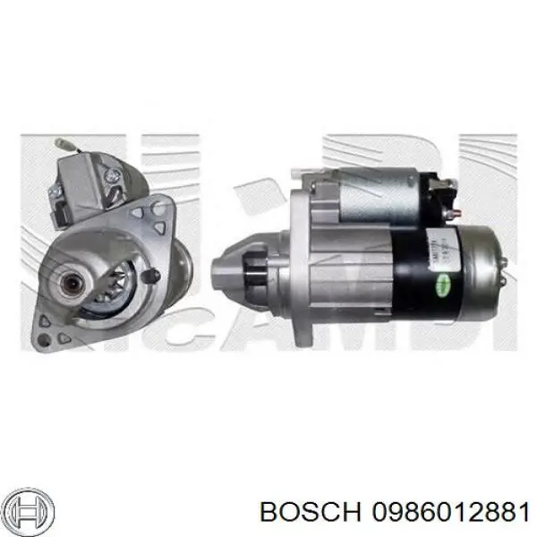 Стартер Bosch 0986012881 цена, от 86.68 USD