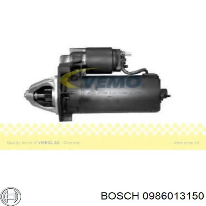 Купить 0986013150 Bosch Стартер