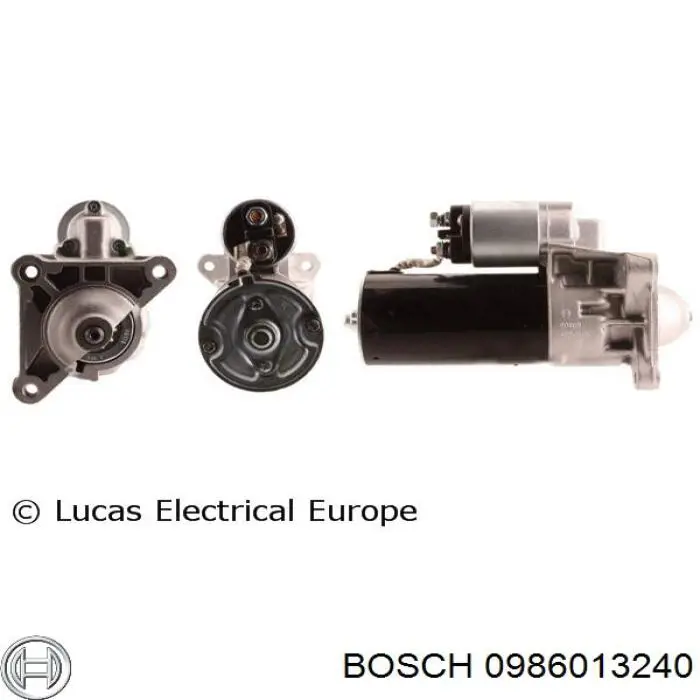 Стартер Bosch 0986013240 цена, от 77.70 USD