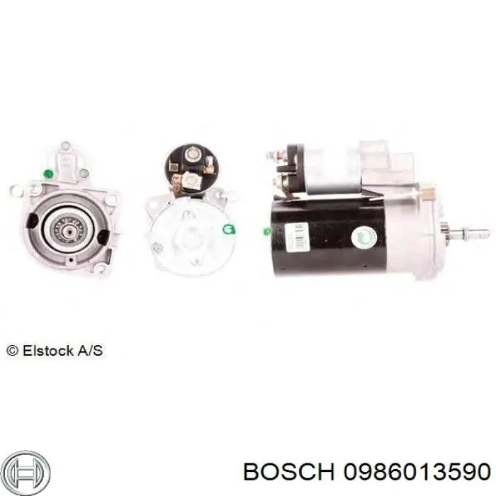 0 986 013 590 Bosch стартер