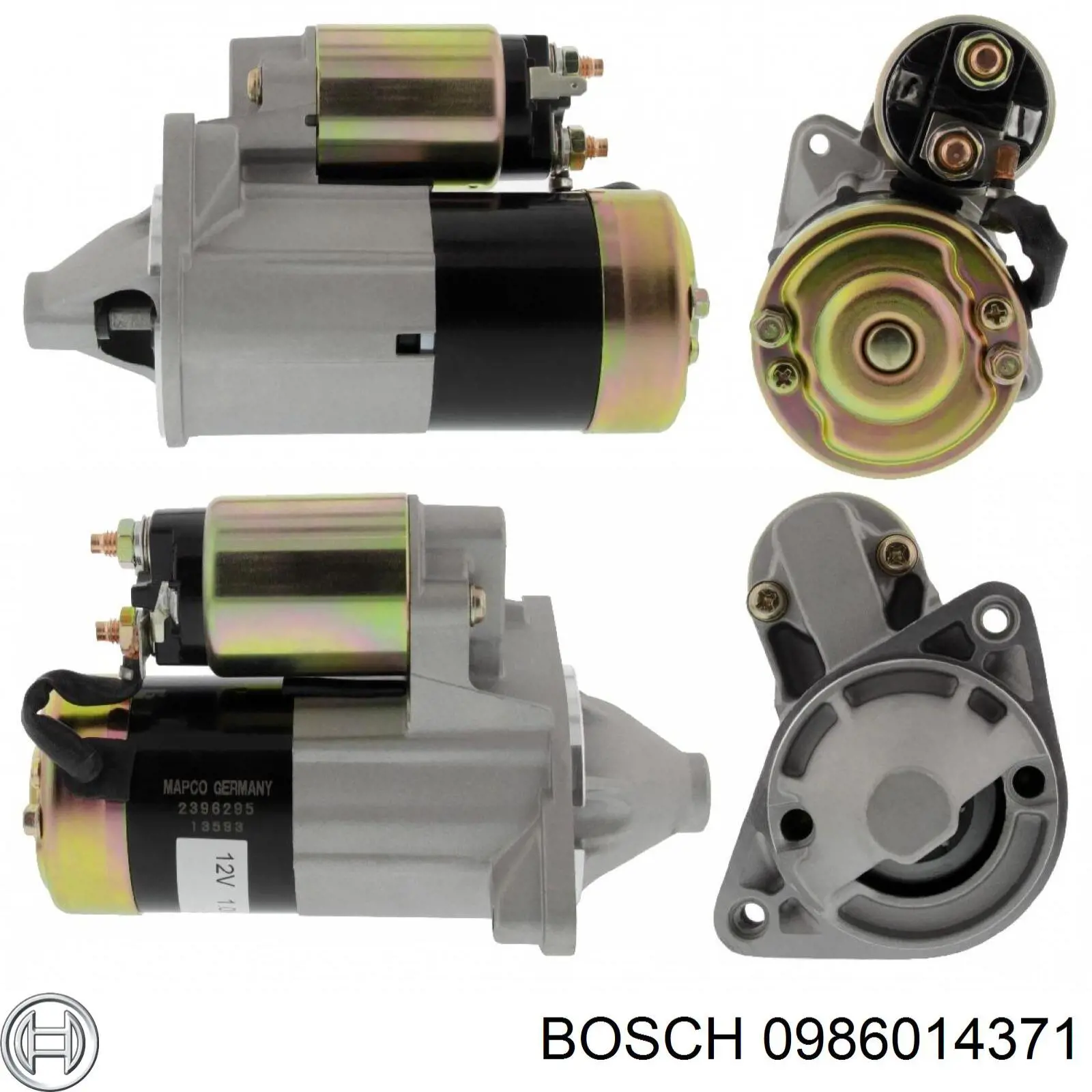 Купить 0986014371 Bosch Стартер