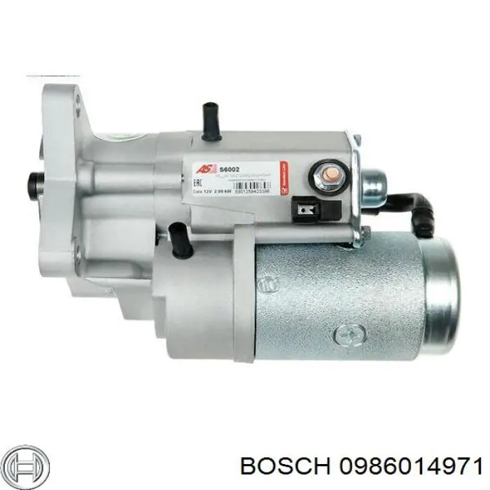 Motor de arranque 0986014971 Bosch