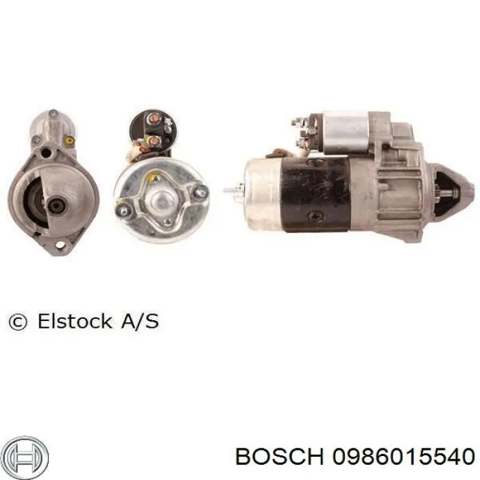 Стартер Bosch 0986015540 цена, от 56.69 USD